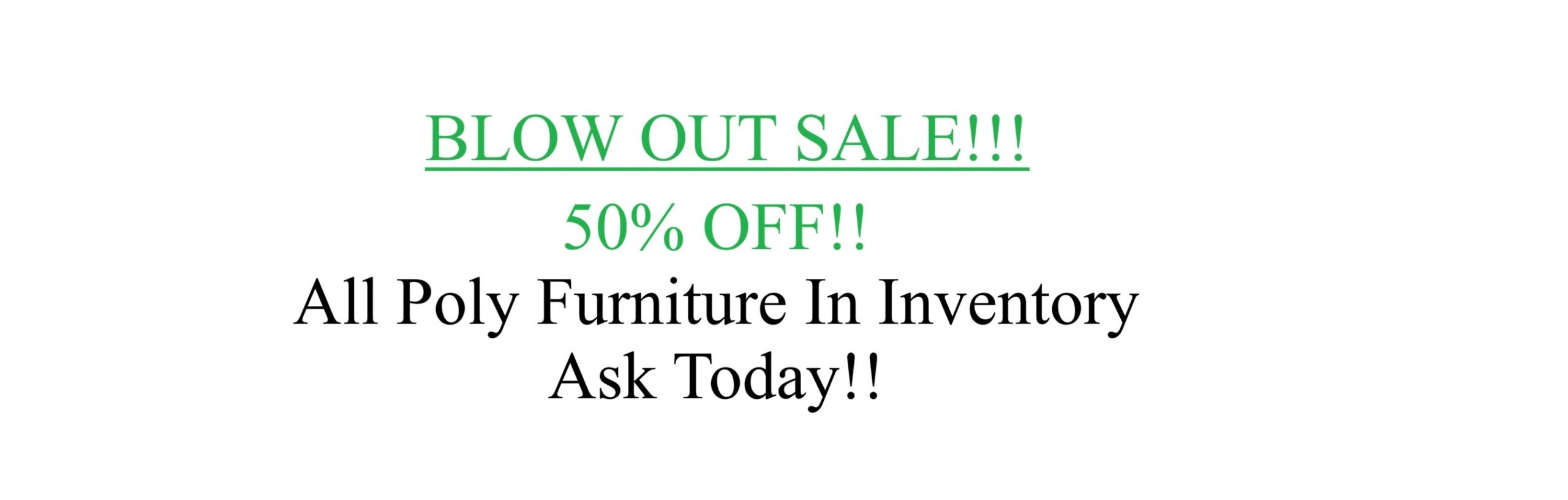 Furniture Sale